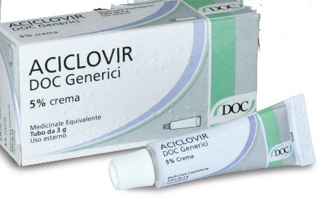 ACICLOVIR DOC GENERICI 5% CREMA 5% CREMA TUBO 3 G