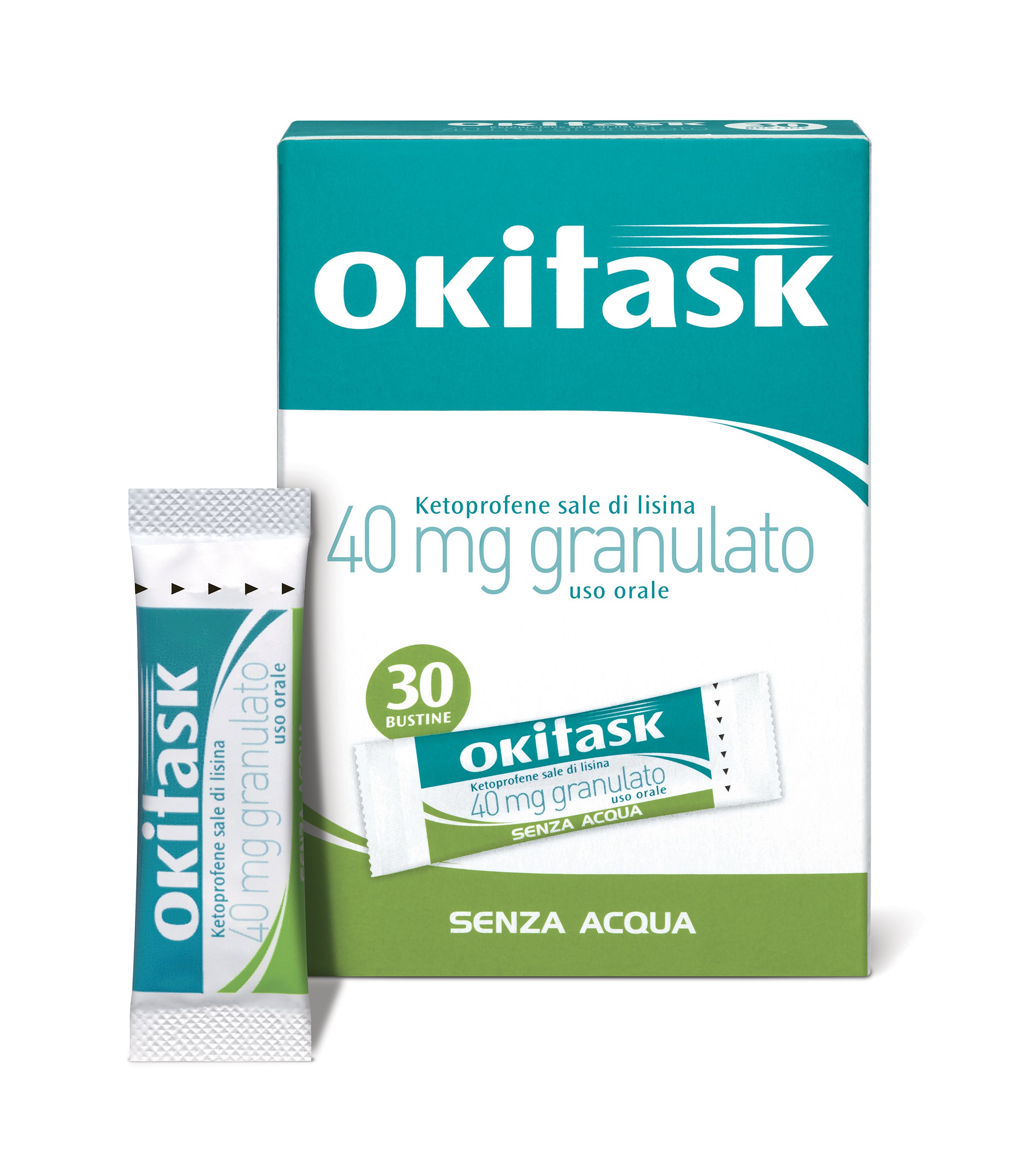 OKITASK 40 MG GRANULATO 40 MG GRANULATO 30 BUSTINE IN PET/AL/PE