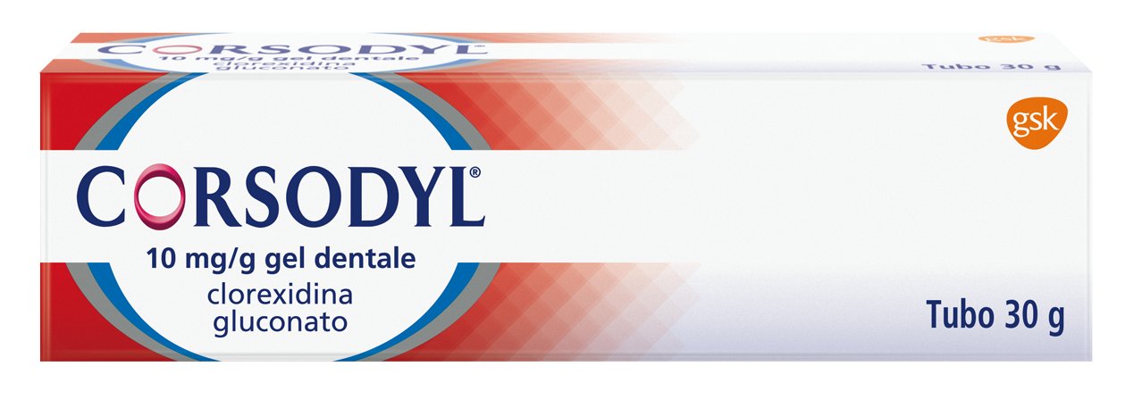 CORSODYL 1G/100 G GEL DENTALE 1 TUBO 30G