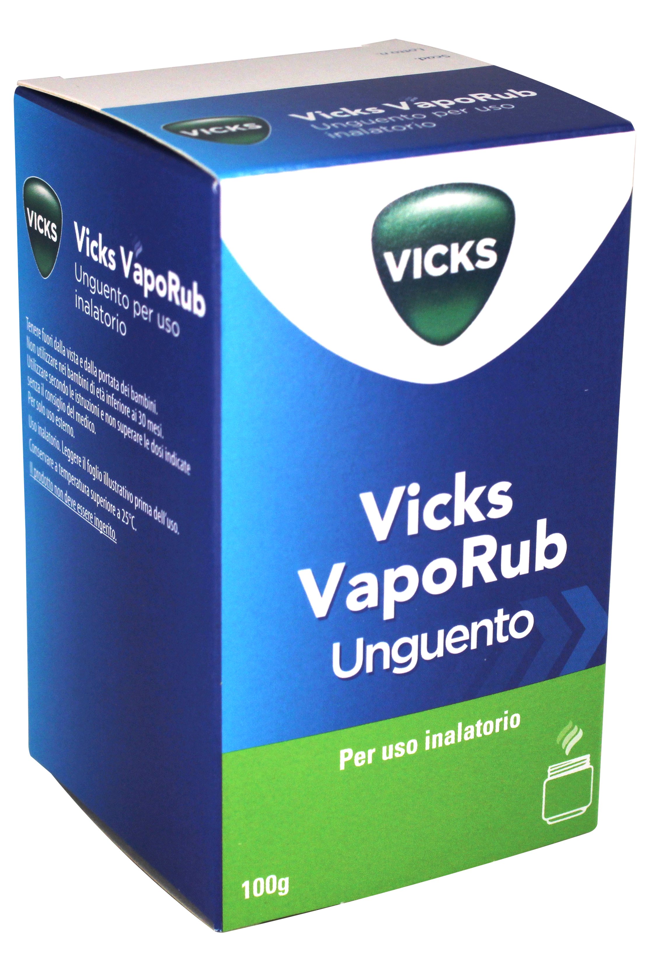 VICKS VAPORUB, UNGUENTO PER USO INALATORIO UNGUENTO PER USO INALATORIO VASETTO 100 G