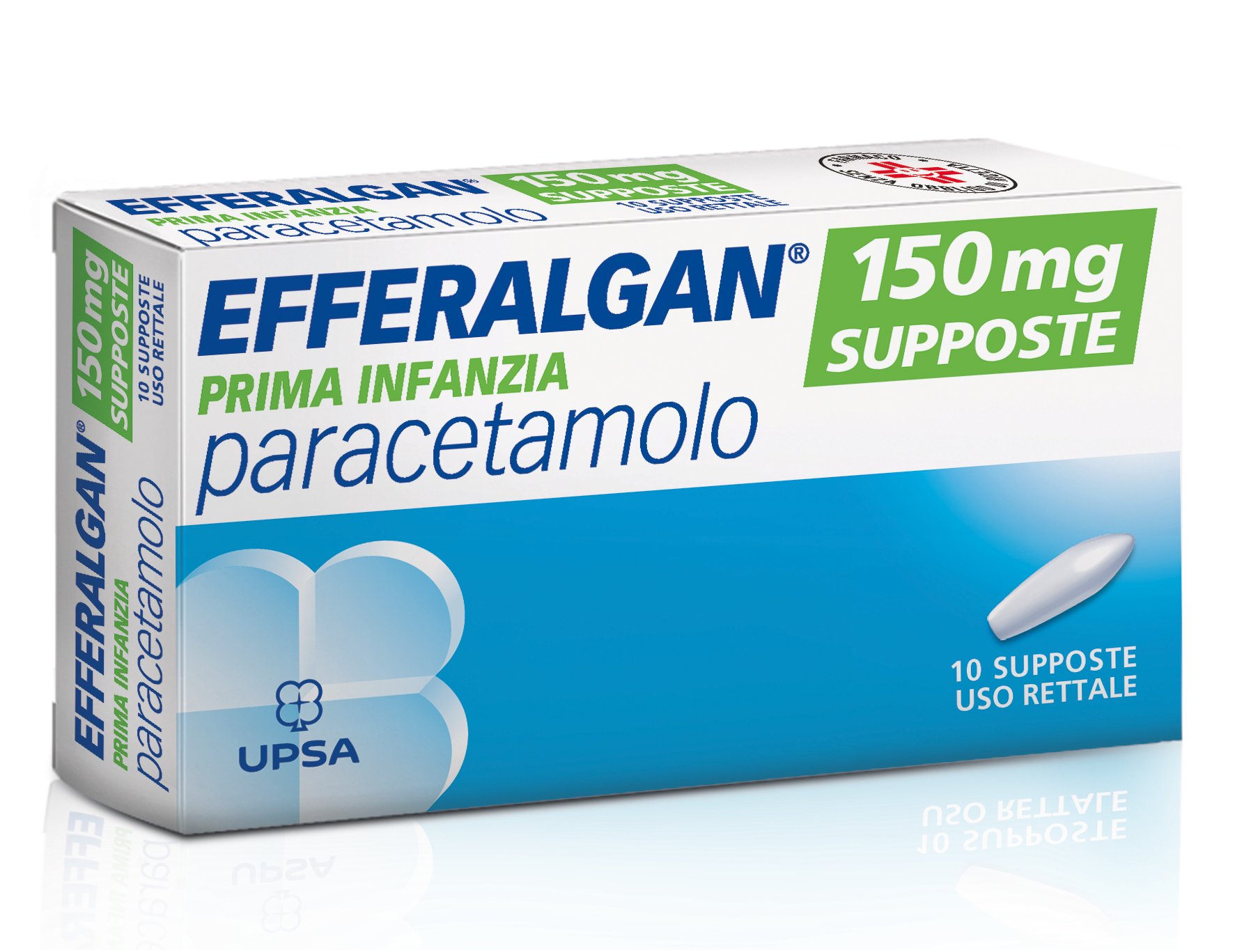 EFFERALGAN LATTANTI SUPPOSTE PRIMA INFANZIA 150 MG SUPPOSTE 10 SUPPOSTE