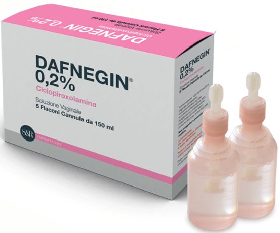 DAFNEGIN 0,2% SOLUZIONE VAGINALE 0,2% SOLUZIONE VAGINALE 5 FLACONI CON CANNULA 150 ML