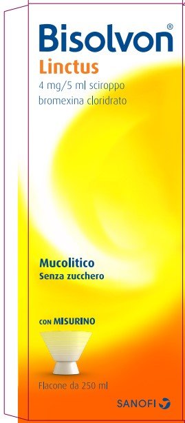 BISOLVON LINCTUS 4 MG/5 ML SCIROPPO GUSTO CIOCCOLATO-CILIEGIA 4 MG/5 ML SCIROPPO FLACONE 250 ML GUSTO CILIEGIA-CIOCCOLATO