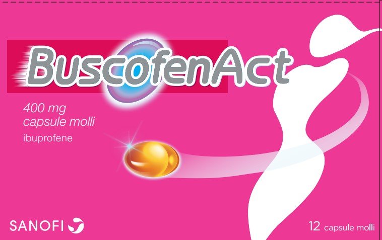 BUSCOFENACT 400 MG CAPSULE MOLLI 400 MG CAPSULE MOLLI 12 CAPSULE IN BLISTER PVC/PE/PVDC-AL