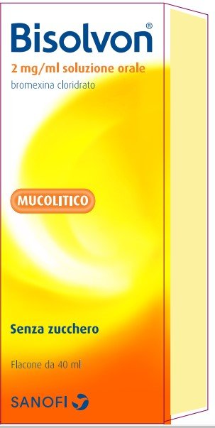 BISOLVON 2 MG/ML SOLUZIONE ORALE 2 MG/ML SOLUZIONE ORALE FLACONE 40 ML