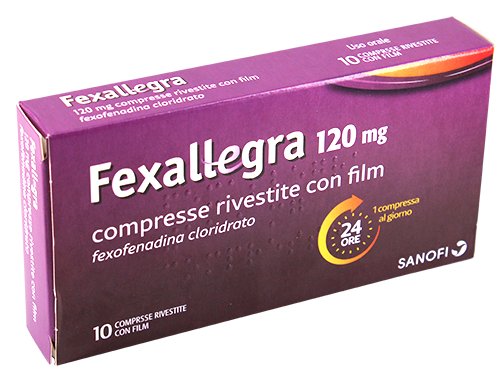 FEXALLEGRA 120 MG COMPRESSE RIVESTITE CON FILM 120 MG COMPRESSE RIVESTITE CON FILM 10 COMPRESSE IN BLISTER PVC/PVDC/AL