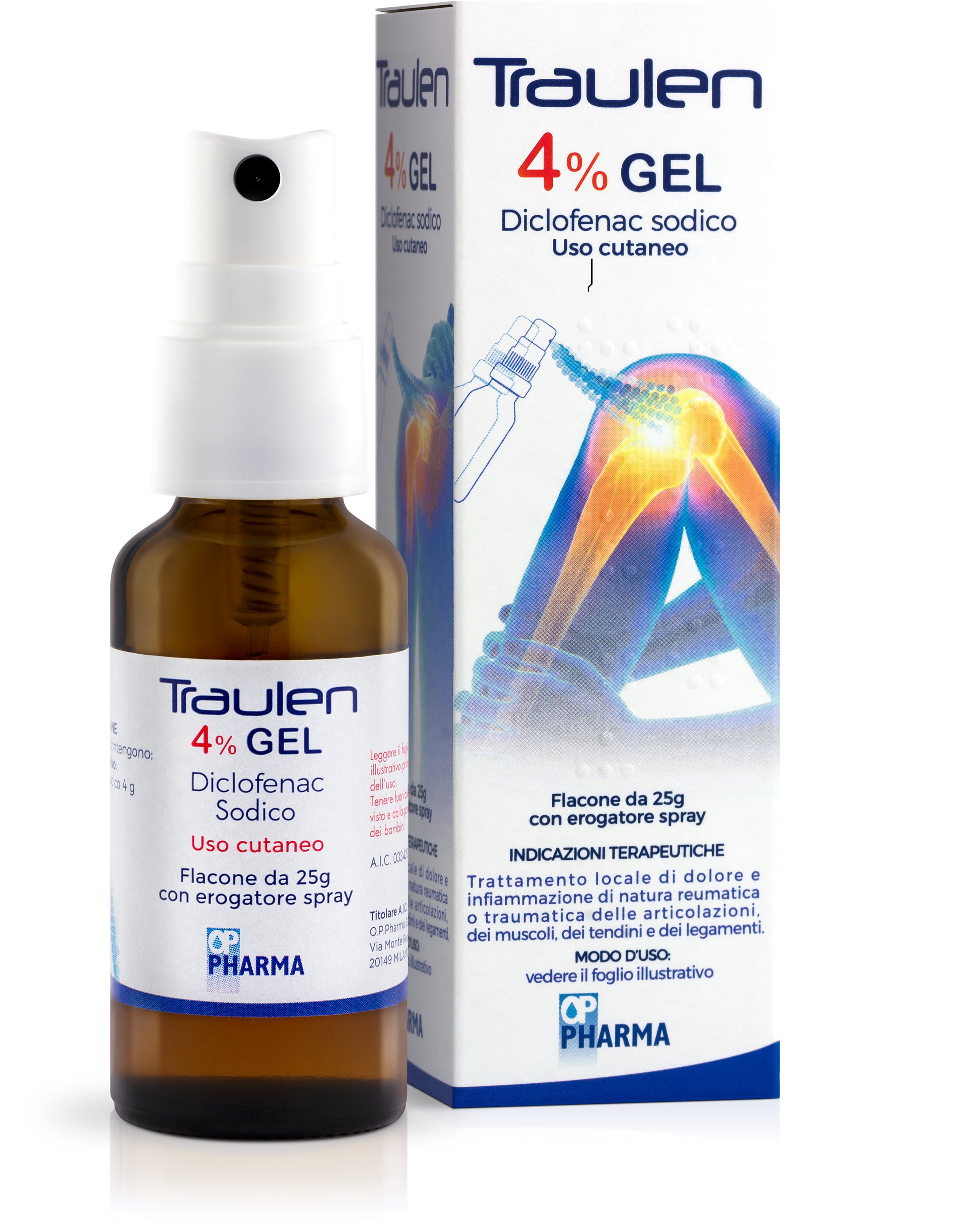 TRAULEN 4% GEL 4% GEL FLACONE CON EROGATORE DA 25 G