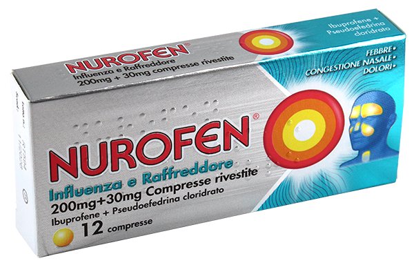 200 MG + 30 MG COMPRESSE RIVESTITE 12 COMPRESSE RIVESTITE