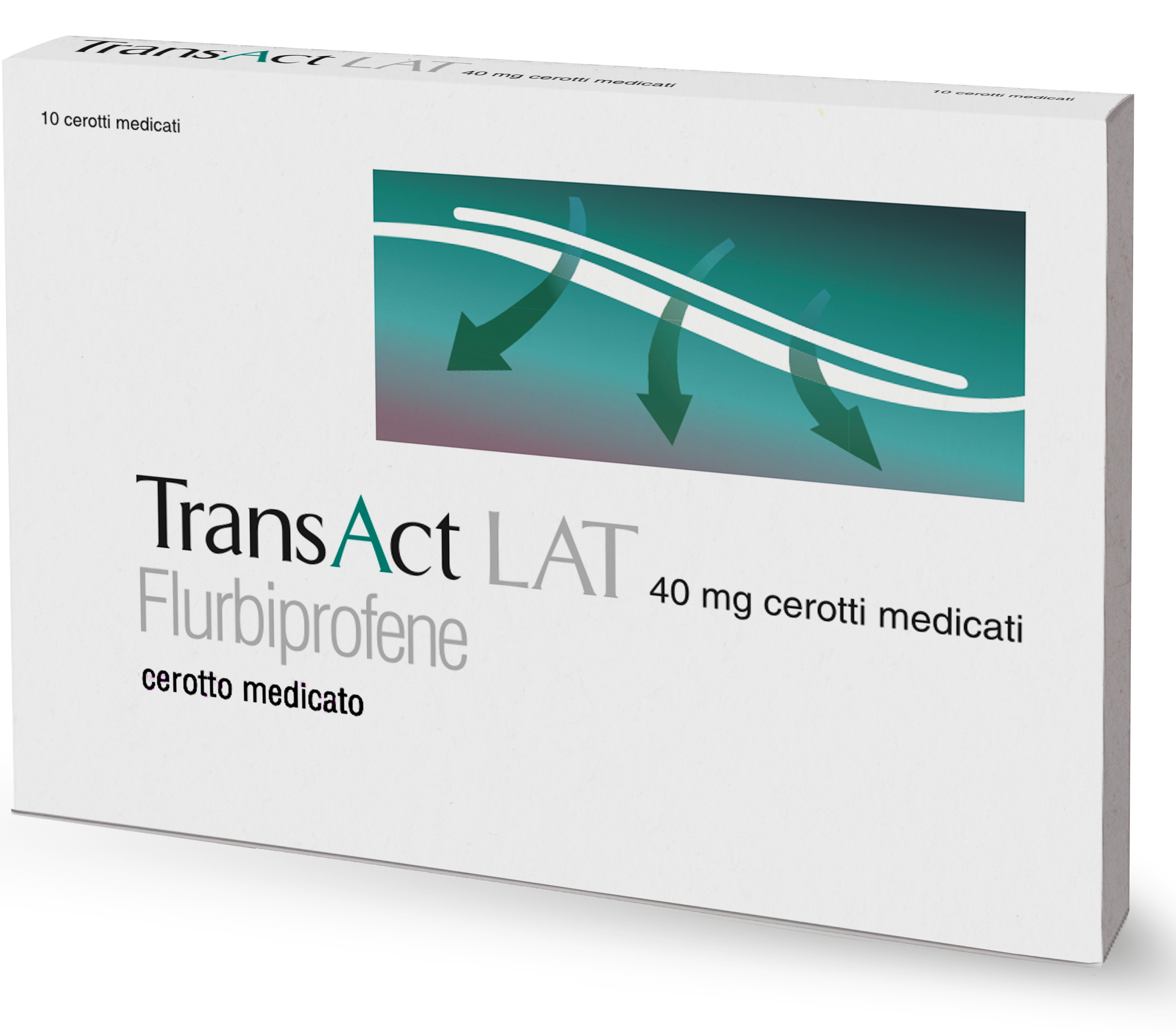 TRANSACT LAT 40 MG CEROTTI MEDICATI 40 MG CEROTTI MEDICATI 10 CEROTTI