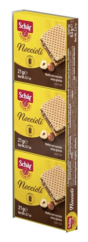 SCHAR NOCCIOLI%27 WAFERS CON NOCCIOLE 3 PEZZI DA 21 G