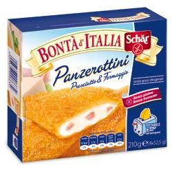 SCHAR SURGELATI PANZEROTTINI PROSCIUTTO & FORMAGGIO BONTA%27 D%27ITALIA 4 X 52,5 G