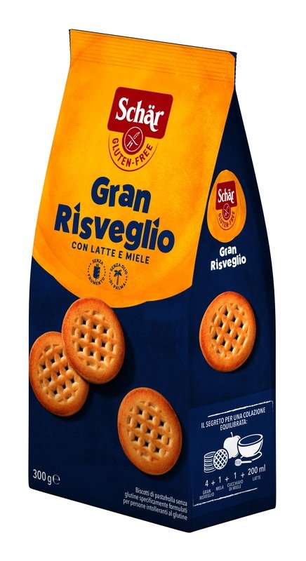 SCHAR GRAN RISVEGLIO CON LATTE E MIELE BISCOTTI DI PASTAFROLLA 300 G