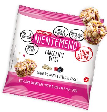 NIENTEMENO BITES CIOCCOLATO BIANCO FRUTTI DI BOSCO 5 X 22 G