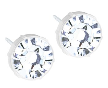 ORECCHINI STERILI MEDICAL PL NEW 6MM CRYSTAL 2 PEZZI