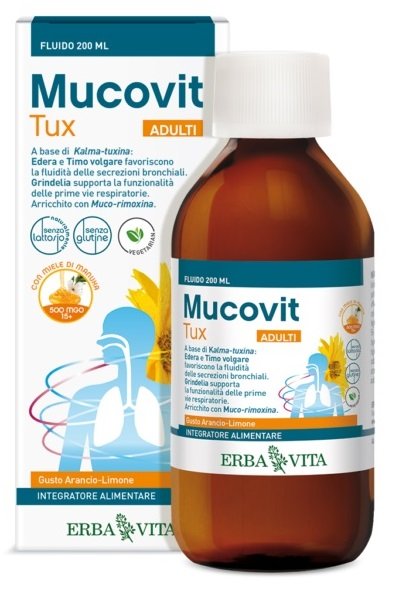MUCOVIT TUX FLUIDO ADULTI 200 ML