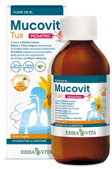 MUCOVIT TUX FLUIDO PEDIATRIC 200 ML