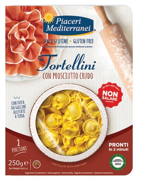 PIACERI MEDITERRANEI TORTELLINI PROSCIUTTO 250 G