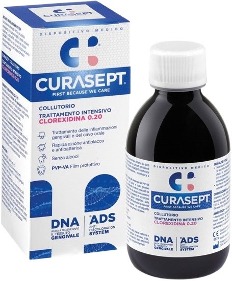 CURASEPT COLLUTORIO 0,20 ADS + DNA 200 ML