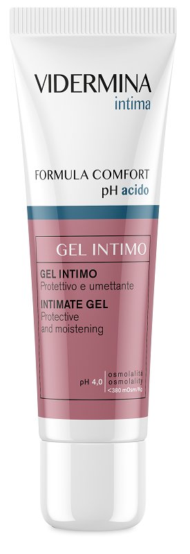 VIDERMINA INTIMA FORMULA COMFORT PH ACIDO GEL INTIMO PROTETTIVO E UMETTANTE NUOVA FORMULA 30 ML