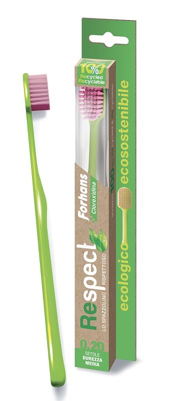 FORHANS RESPECT SPAZZOLINO ECOLOGICO 0,20 SETOLE MEDIE