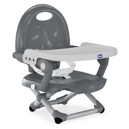 CHICCO RIALZO SEDIA POCKET SNACK DARK GREY