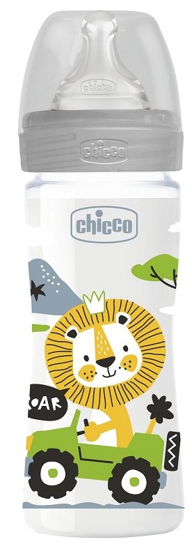 CHICCO BIBERON WB COL PP UNISEX DA 250 ML MEDIO SILICONE