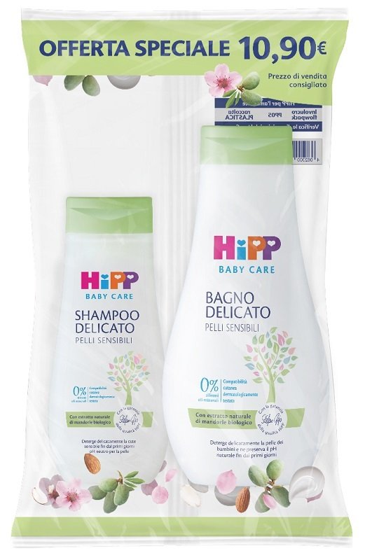 HIPP SPECIAL PACK 1 SHAMPOO DELICATO 200 ML + 1 BAGNO DELICATO 350 ML
