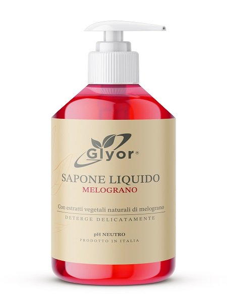 GLYOR SAPONE MANI VISO MELOGRANO 500 ML