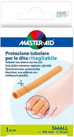PROTEZIONE TUBOLARE MASTER-AID FOOTCARE RITAGLIABILE 15 CM 15 MM SMALL C6