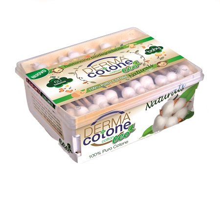 DERMACOTONE BABY COTTON FIOC ECO NATURALS 60 PEZZI