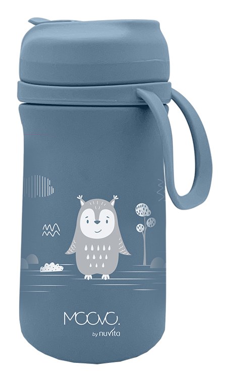 NUVITA LINEA KIDDIEKIT BORRACCIA TERMICA 350 ML POWDER BLU