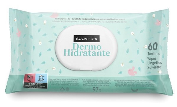 SUAVINEX SALVIETTE DERMOIDRATANTI 60 PEZZI
