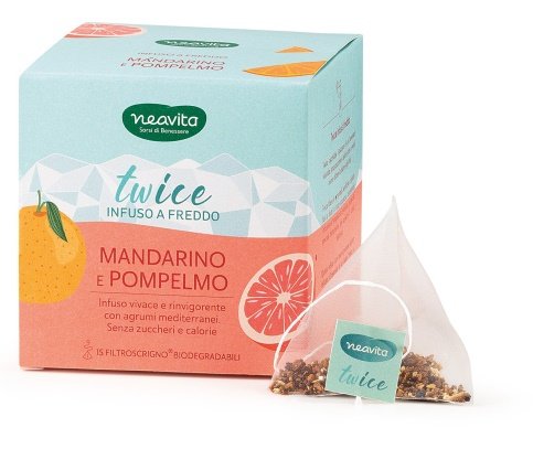 NEAVITA FILTROSCRIGNO INFUSO TWICE MANDARINO E POMPELMO 15 FILTRI