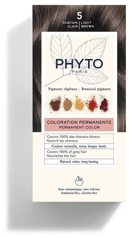 COLOR KIT 5 CASTANO CHIARO LATTE RIVELATORE 50 ML + CREMA COLORANTE 50 ML + MASCHERA PROTETTIVA COLORE 12 ML + GUANTI
