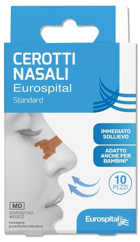 CEROTTI NASALI STANDARD 5,6X1,8CM 10 PEZZI