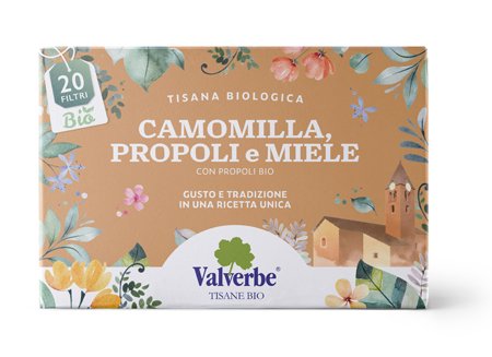 TISANA CAMOMILLA PROPOLI MIELE BIO 20 FILTRI