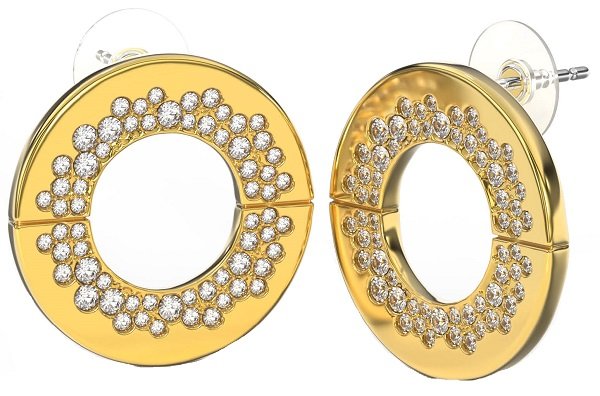 BJT371 ORECCHINO THALINDRA GOLD PLATED