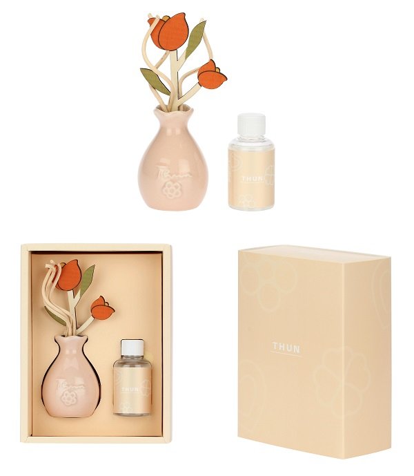 DIFFUSORE CON BACCHETTE + REFIL TULIPANO