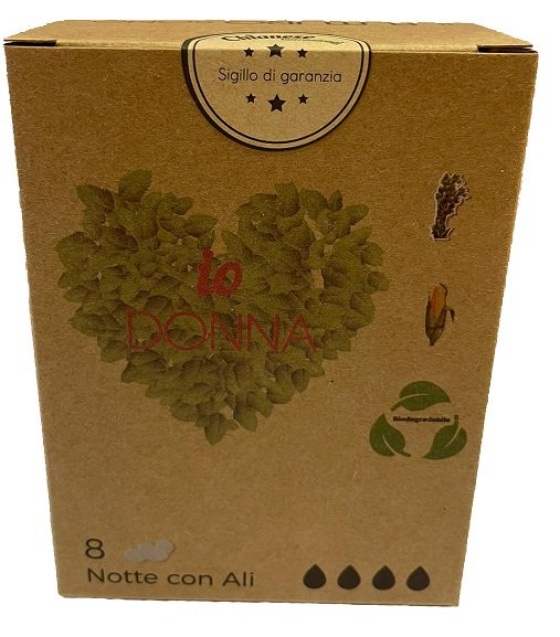 IO DONNA ASSORBENTE NOTTE ECO 8 PEZZI