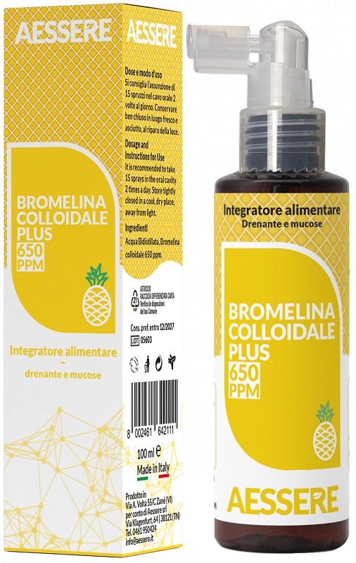 BROMELINA COLLOIDALE PLUS 650PPM SPRAY 100 ML