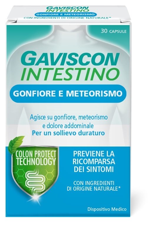 GAVISCON INTESTINO GONFIORE E METEORISMO 30 CAPSULE
