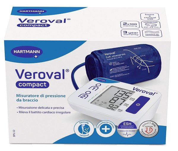 VEROVAL COMPACT MISURATORE DI PRESSIONE DA BRACCIO UNIVERSAL 22-42CM