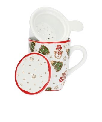 TISANIERA NATALE PIAZZATO ICONE 2025