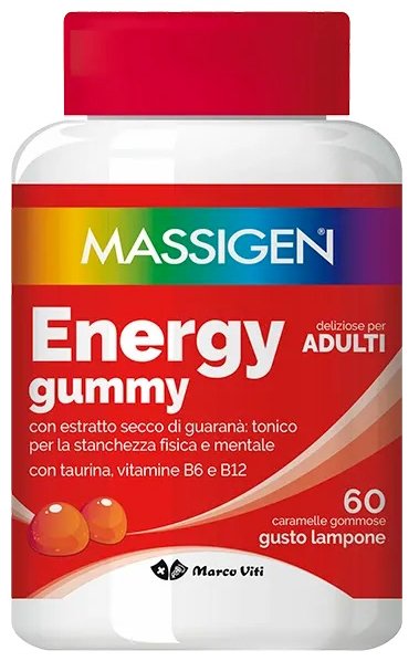 MASSIGEN ENERGY GUMMY 60 CARAMELLE
