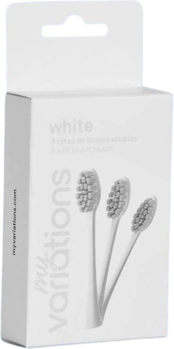 MYVARIATIONS PACK 3 TESTINE SPAZZOLINO BIANCHE