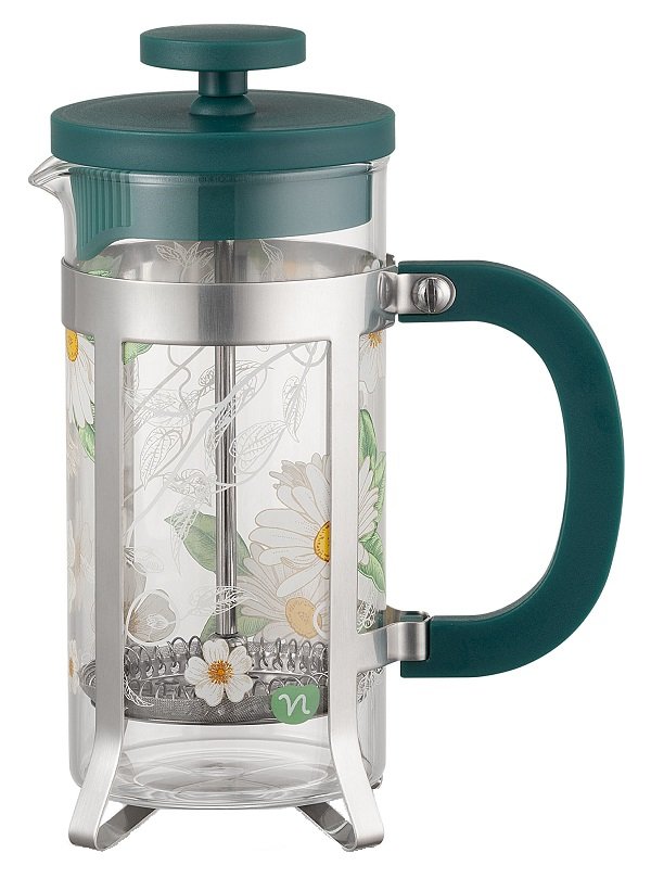 NEAVITA TISANIERA STANTUFFO TEA PLUNGER HERBARIUM VERDE 350 ML