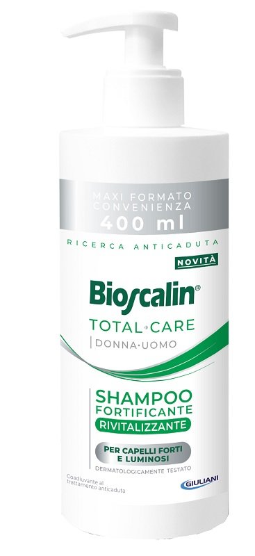 BIOSCALIN TOTAL CARE SHAMPOO FORTIFICANTE RIVITALIZZANTE 400 ML