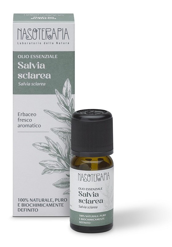 NASOTERAPIA OLIO ESSENZIALE SALVIA SCLAREA PARTI AEREE 5 ML