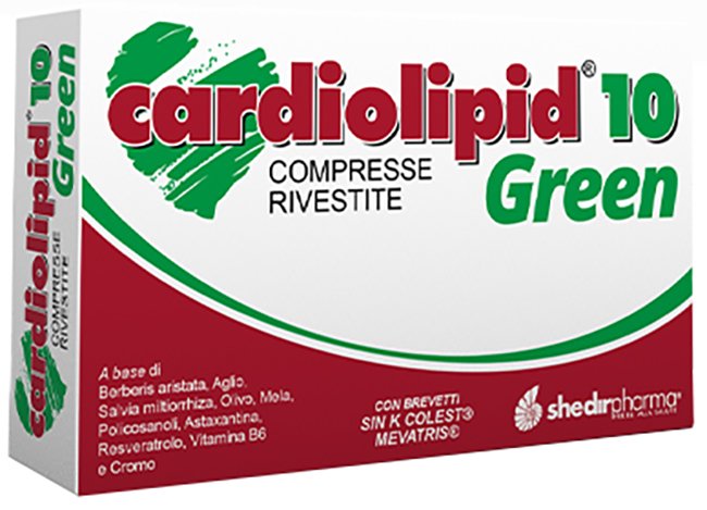 CARDIOLIPID 10 GREEN 30 COMPRESSE RIVESTITE