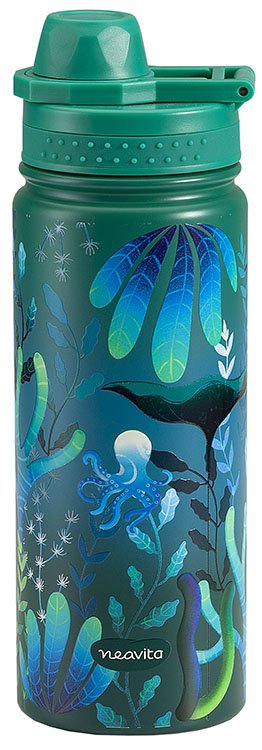 NEAVITA BOTTIGLIA THERMOS ACCIAIO TWICE 500 ML VERDE
